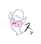 脱力系ベルーガ ベルルくん（個別スタンプ：35）