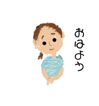 かわいい大人の女性の日常スタンプ（個別スタンプ：1）