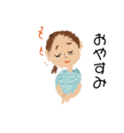 かわいい大人の女性の日常スタンプ（個別スタンプ：16）