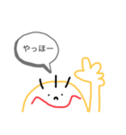 友彩を描いたらこうなる（個別スタンプ：1）