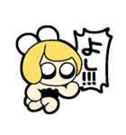 うさぎガールのわんぱくスタンプ2（個別スタンプ：28）