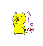 きいろねこ。（個別スタンプ：5）