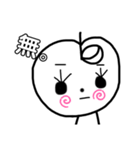 りんごちゃん☺︎꒡̈⃝⌄̈⃝¨̮（個別スタンプ：7）