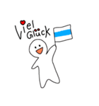 スイスドイツ語を話すかわいい雪だるまん（個別スタンプ：7）