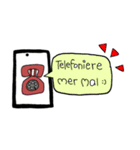スイスドイツ語を話すかわいい雪だるまん（個別スタンプ：8）