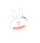 わらうゆるうさぎ（個別スタンプ：8）