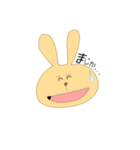 わらうゆるうさぎ（個別スタンプ：12）