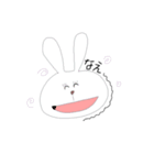 わらうゆるうさぎ（個別スタンプ：20）