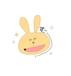 わらうゆるうさぎ（個別スタンプ：24）