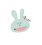 わらうゆるうさぎ（個別スタンプ：25）