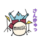 mousic！ 音楽大好き ねずみちゃん2（個別スタンプ：1）