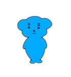 青いくまたん（個別スタンプ：6）