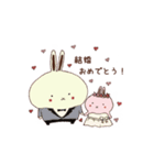 お祝い   ぽむも＆もちっこ（個別スタンプ：4）