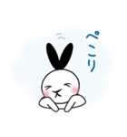 シンプル！うさぎの敬語スタンプ（個別スタンプ：18）