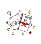 さちねこスタンプ2お祝いことば（個別スタンプ：3）