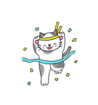 さちねこスタンプ2お祝いことば（個別スタンプ：25）