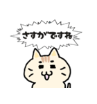 【日常】ぽちゃねこ敬語スタンプ（個別スタンプ：24）