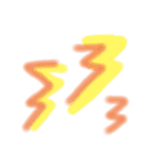 お絵描きが楽しくなった、こどものラクガキ（個別スタンプ：6）