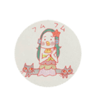 ネコちゃんクマちゃんアマビエちゃん3（個別スタンプ：8）