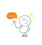 私の知ってる英語はこれ（個別スタンプ：11）