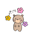 ゆるくまポット（個別スタンプ：3）