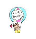 ゆるくまポット（個別スタンプ：4）