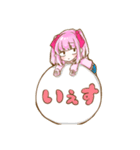 ツインテっ子(目が死んでる)（個別スタンプ：3）