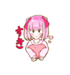 ツインテっ子(目が死んでる)（個別スタンプ：9）