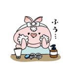 ブタのポル子と真珠の耳飾り（個別スタンプ：33）