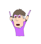 purple  boy（個別スタンプ：4）
