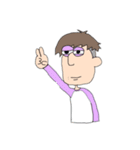 purple  boy（個別スタンプ：11）
