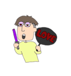 purple  boy（個別スタンプ：12）