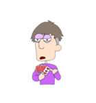 purple  boy（個別スタンプ：14）