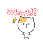 可愛い猫のスタンプ〜英語ver〜（個別スタンプ：32）