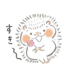 はりきりすぎのはりねずみさん（個別スタンプ：1）
