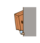 紙袋をかぶった子（個別スタンプ：13）