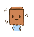 紙袋をかぶった子（個別スタンプ：29）