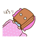 紙袋をかぶった子（個別スタンプ：34）