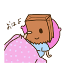 紙袋をかぶった子（個別スタンプ：35）