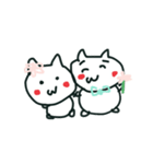 Everyday でぶねこちゃんず！言葉無し編（個別スタンプ：1）