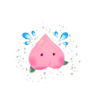 ほどよくかわいいもも（個別スタンプ：5）
