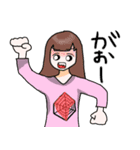 お魚ガールズ（個別スタンプ：3）