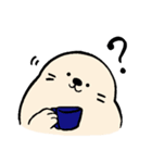 コーヒーが好きなあざらし（個別スタンプ：6）