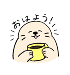 コーヒーが好きなあざらし（個別スタンプ：9）