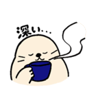 コーヒーが好きなあざらし（個別スタンプ：15）