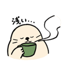コーヒーが好きなあざらし（個別スタンプ：16）