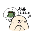 コーヒーが好きなあざらし（個別スタンプ：17）