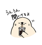 コーヒーが好きなあざらし（個別スタンプ：24）