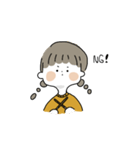みつあみちゃん 日常（個別スタンプ：6）
