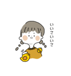 みつあみちゃん 日常（個別スタンプ：11）